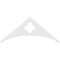 Ekena Millwork Pitch Turner Architectural Grade PVC Gable Pediment, 72"W x 30"H x 1"P (10/12) GPP072X030X100TUR - alternate 5
